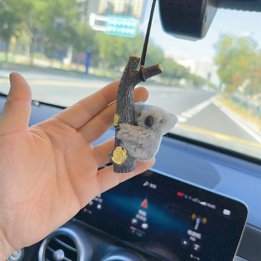 Adorable Koala Car Hanging Ornament - Vehicle Interior Rearview Mirror Decor