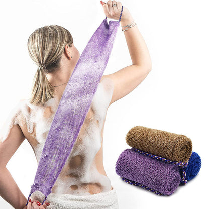 3 Pcs - African Bath Sponge Exfoliating Net - Home Bathroom Shower Skin Exfoliating Daily Bath Accessory