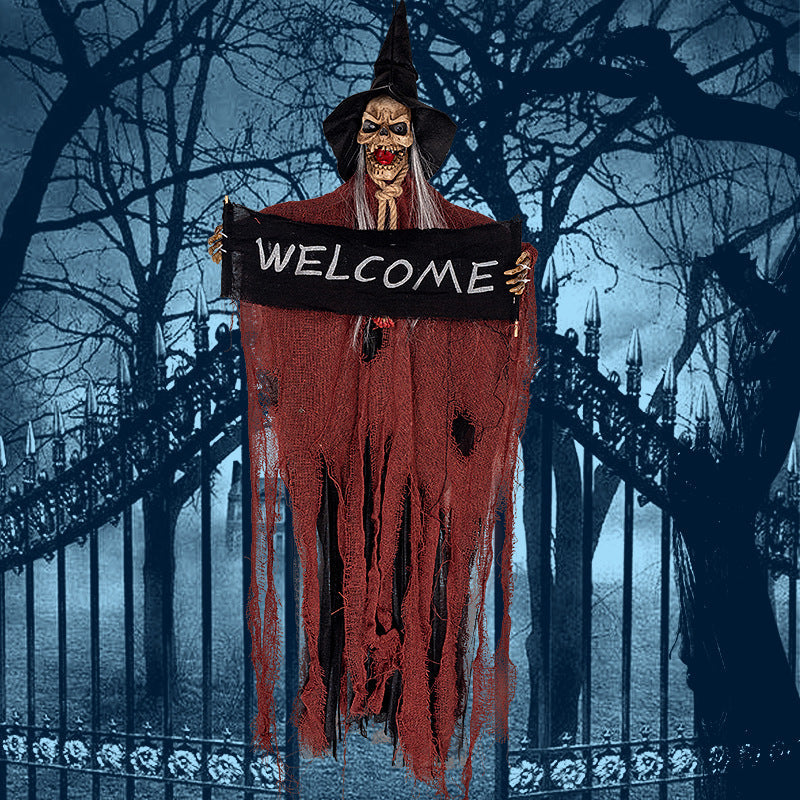 Halloween Sound Activated Hanging Ghost Decoration-Next Deal Shop-Next Deal Shop