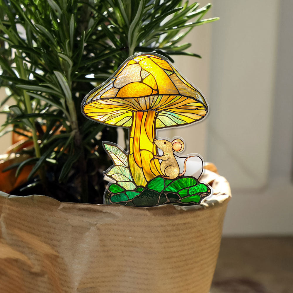Fairy Mushroom Flower Pot Decor - Garden Home Potted Plant Ornament Decoration