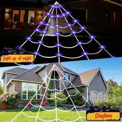 16.4 Ft Halloween Lighted Spider Web-Next Deal Shop-Next Deal Shop