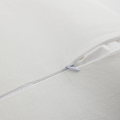17"X17" Cozy White Pillow Cover with Fringe-Next Deal Shop-Next Deal Shop