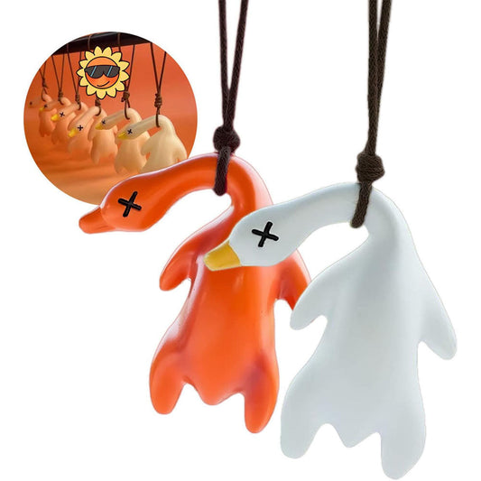 5 Pcs Color-Changing Roast Duck Car Ornament - Cute Car Interior Decor Figurine