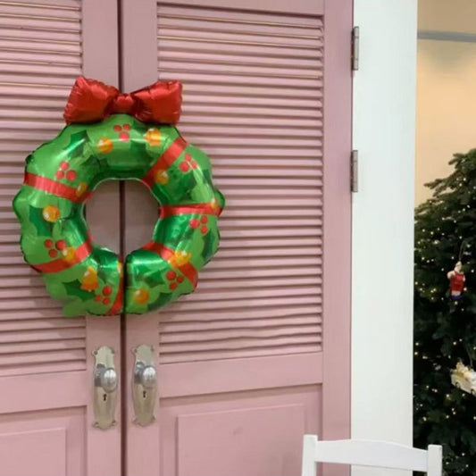 2 Pcs - Christmas Wreath Foil Balloon-Next Deal Shop-Next Deal Shop