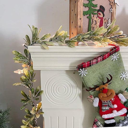 20 LED Frosted Mistletoe Garland-Next Deal Shop-Next Deal Shop