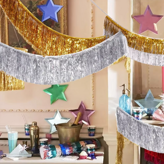 2 Pack - Metallic Foil Fringe Garland