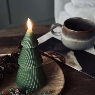 Retro LED Christmas Tree Candle