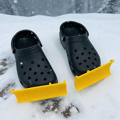 Snow Plow Shoe Charm - 2 Pcs, Funny Shoe Decor