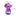 Handmade Purple Crystal Glass Mushroom with Ladybug Figurine - 2.7-Inch