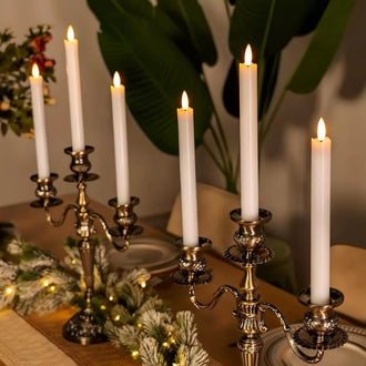 Battery-Powered Flameless LED Candle with Remote Control - 6 Pack, Table & Mantel Decor