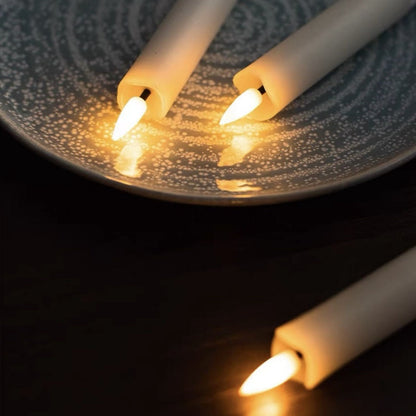 Battery-Powered Flameless LED Candle with Remote Control - 6 Pack, Table & Mantel Decor