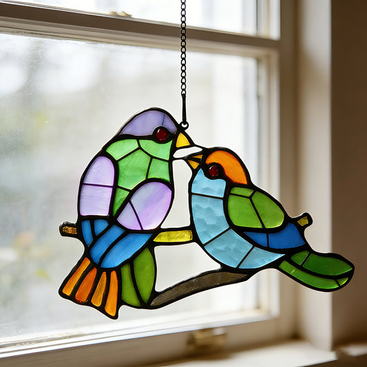 Bird Couple Hanging Decor - Garden Home Window Wall Hanging Decor