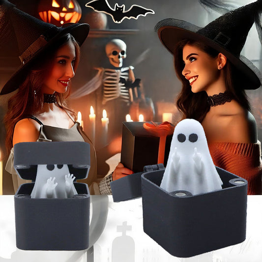 Halloween Ghost Surprise Gift Box - Holiday Party Prank Novelty Gift Box Decor