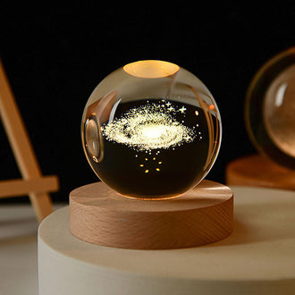 3D Crystal Ball Night Lamp
