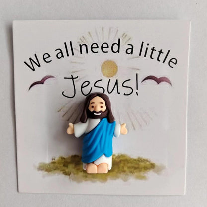 4 Pcs - Little Jesus Pocket Card-Next Deal Shop-Next Deal Shop