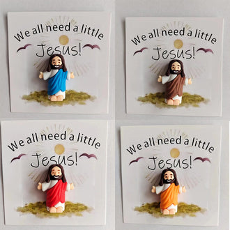 4 Pcs - Little Jesus Pocket Card