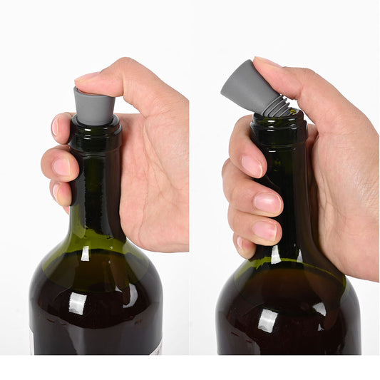 4 Pcs - Silicone Wine Bottle Stopper-Next Deal Shop-Next Deal Shop