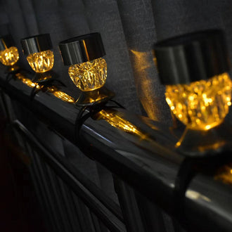 4 Pcs - Solar Powered Diamond Light with Adjustable Strap