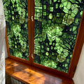 Spooky Halloween Window Film - Home Glass Window Decor