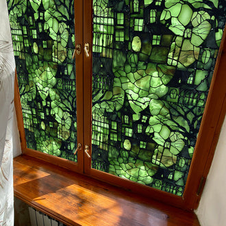 Spooky Halloween Window Film