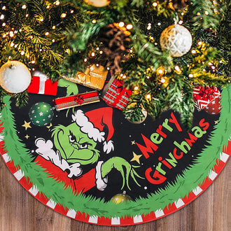 48 Inch Naughty Christmas Tree Skirt