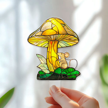 Fairy Mushroom Flower Pot Decor - Garden Home Potted Plant Ornament Decoration
