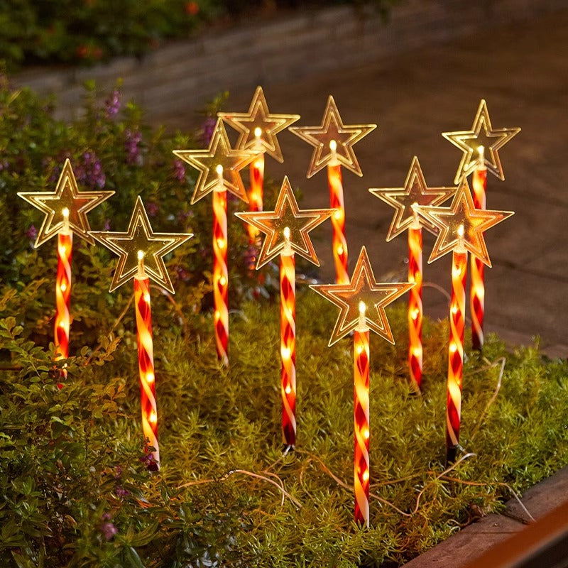 5-in-1 Solar Powered Christmas Outdoor Stake Light-Next Deal Shop-Star-Next Deal Shop