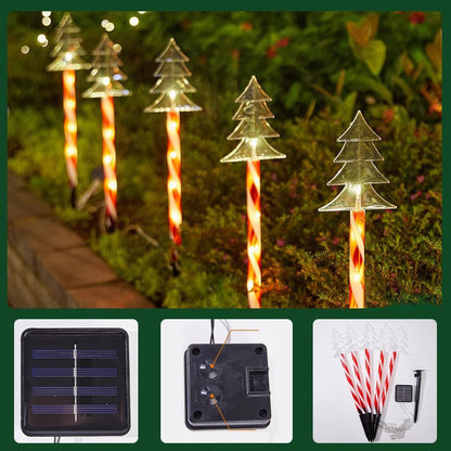 5-in-1 Solar Powered Christmas Outdoor Stake Light-Next Deal Shop-Next Deal Shop