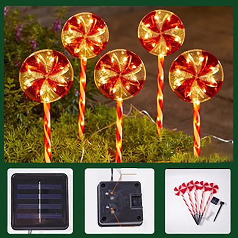 5-in-1 Solar Powered Christmas Outdoor Stake Light-Next Deal Shop-Next Deal Shop