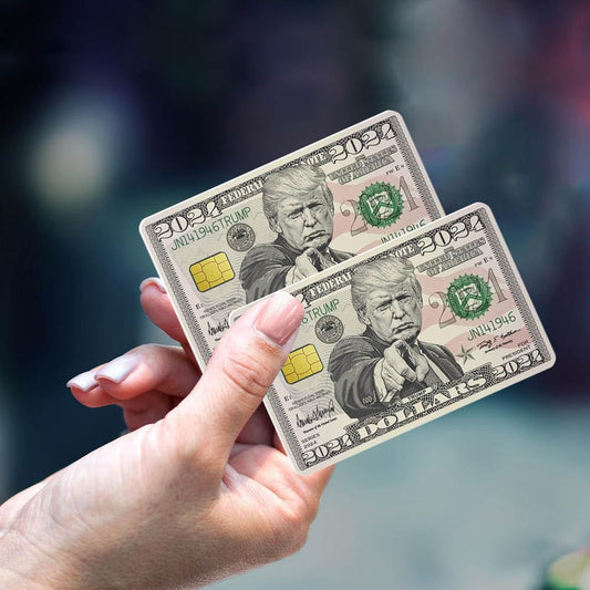 4 Pcs Funny Credit Card Skin - Bank Card Protective Sticker Cover