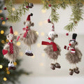 Handmade Christmas Mouse Hanging Ornament