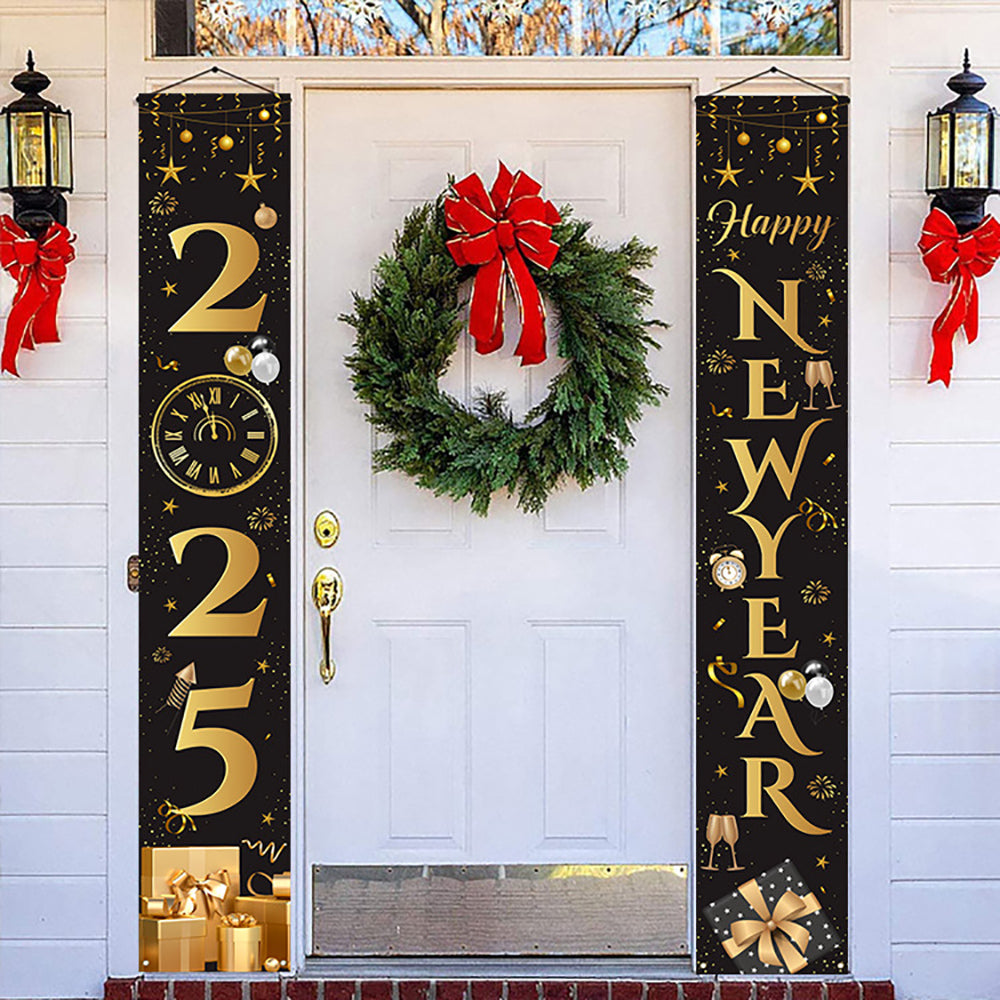 Happy New Year Door Banner Set