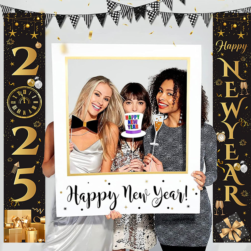 Happy New Year Door Banner Set