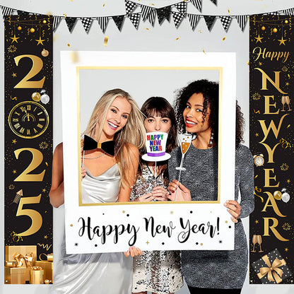 Happy New Year Door Banner Set