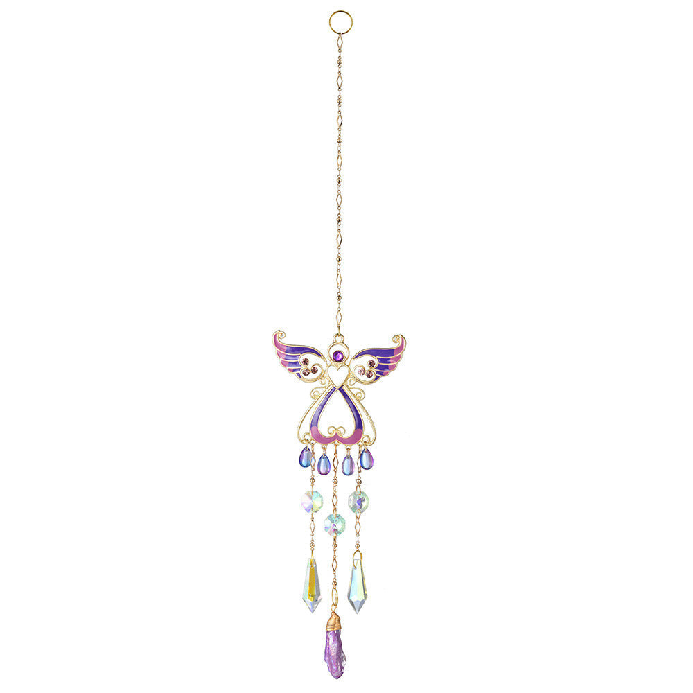 Crystal Angel Suncatcher Hanging Ornament