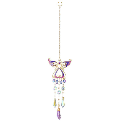 Crystal Angel Suncatcher Hanging Ornament