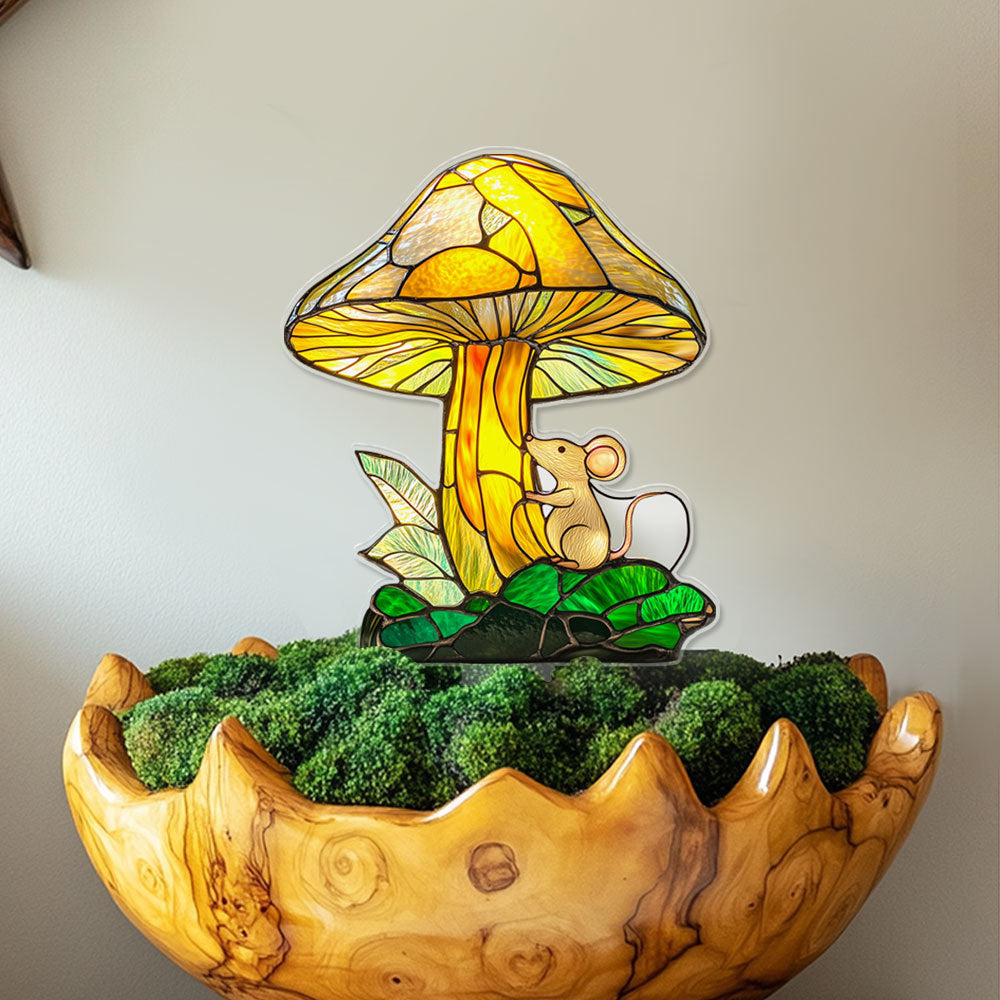 Fairy Mushroom Flower Pot Decor - Garden Home Potted Plant Ornament Decoration