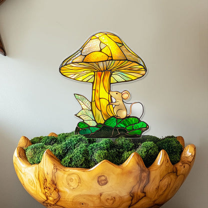 Fairy Mushroom Flower Pot Decor - Garden Home Potted Plant Ornament Decoration