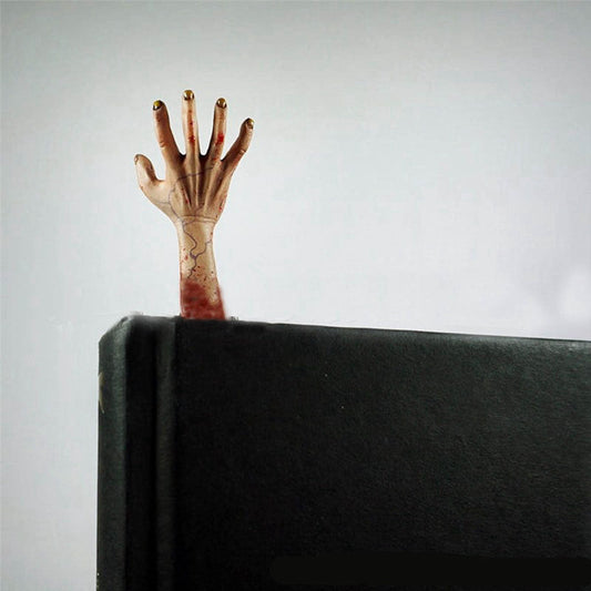 Spooky Ghost Hand Bookmark - Book Reading Halloween Novelty Page Marker Gift