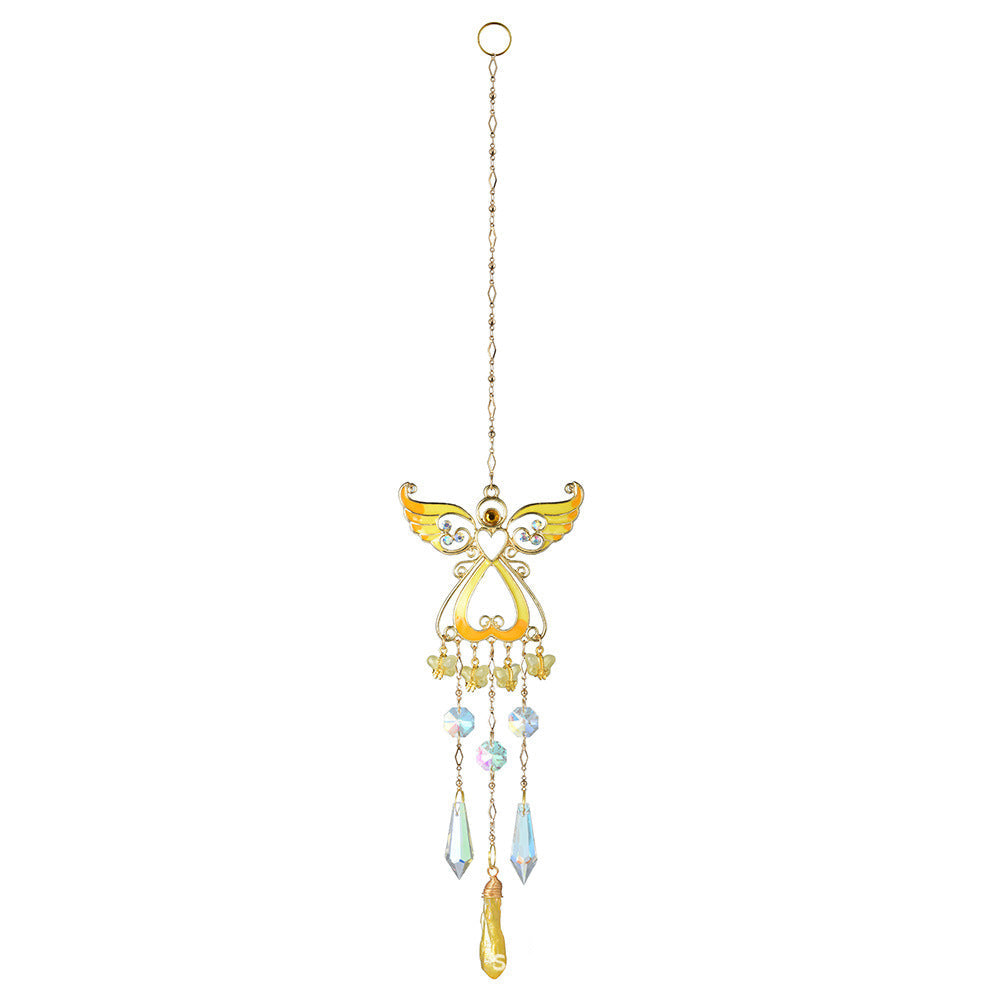Crystal Angel Suncatcher Hanging Ornament