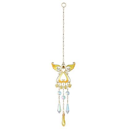 Crystal Angel Suncatcher Hanging Ornament