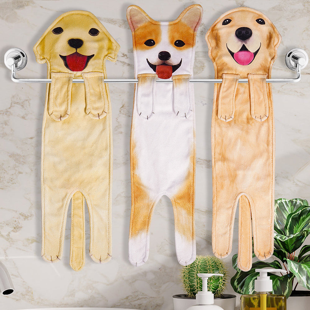 Adorable Puppy Hand Towel