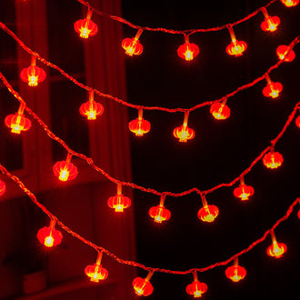 9.84ft 20 LEDs Festive Mini Lantern String Light