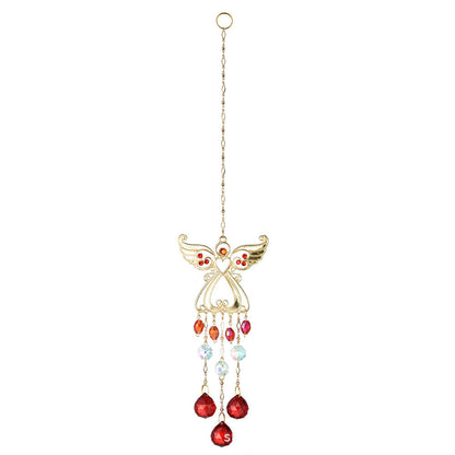 Crystal Angel Suncatcher Hanging Ornament