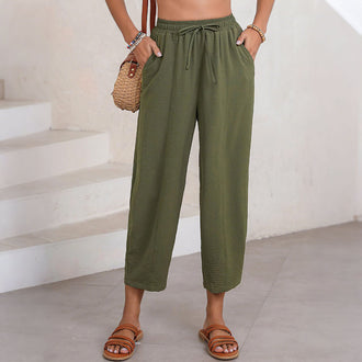 Comfy Summer Cropped Pants