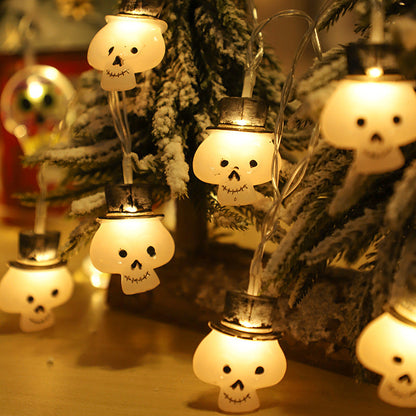 9.84 ft 20 LEDs Adorable Halloween String Light-Next Deal Shop-Skull with hat-Next Deal Shop
