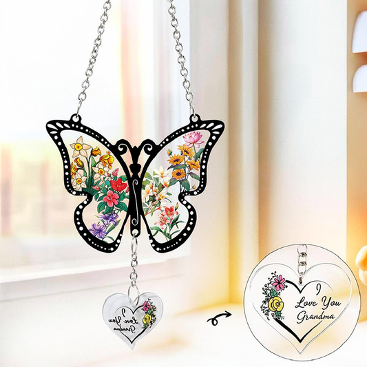 Acrylic Butterfly Hanging Ornament - Home Window Indoor Wall Hanging Decoration
