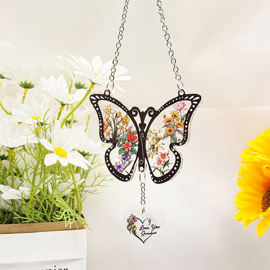 Acrylic Butterfly Hanging Ornament - Home Window Indoor Wall Hanging Decoration