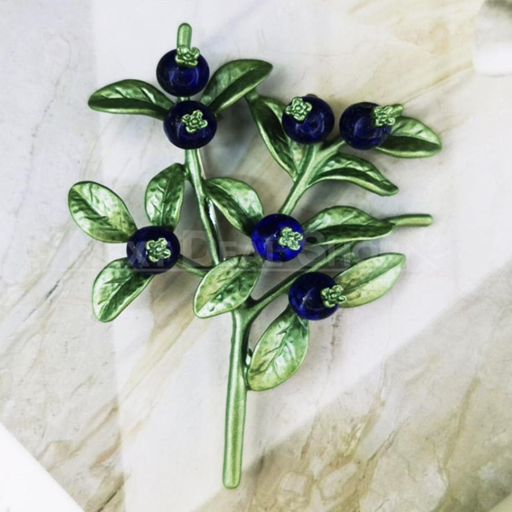 Brooch - Floral Collection-Next Deal Shop-Blueberry-Next Deal Shop
