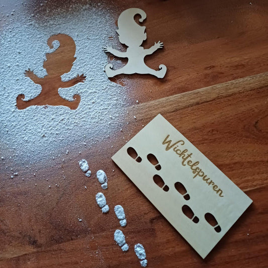 Christmas Gnome and Footprints Stencil Set-Next Deal Shop-Next Deal Shop